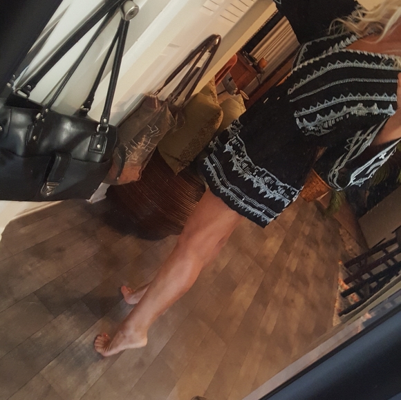 NEW NWT FREE PEOPLE BLUE BLK DRESS OR TUNIC - Picture 4 of 16